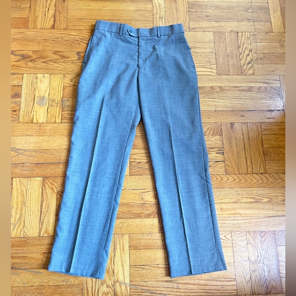 Stafford 34x32 Gray Worsted Wool Blend Men’s Dress Pants / Slacks - Picture 2 of 8